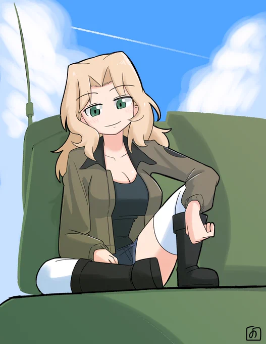#ガルパン

おケイさん

背景込みで描いてみたかったんです。 