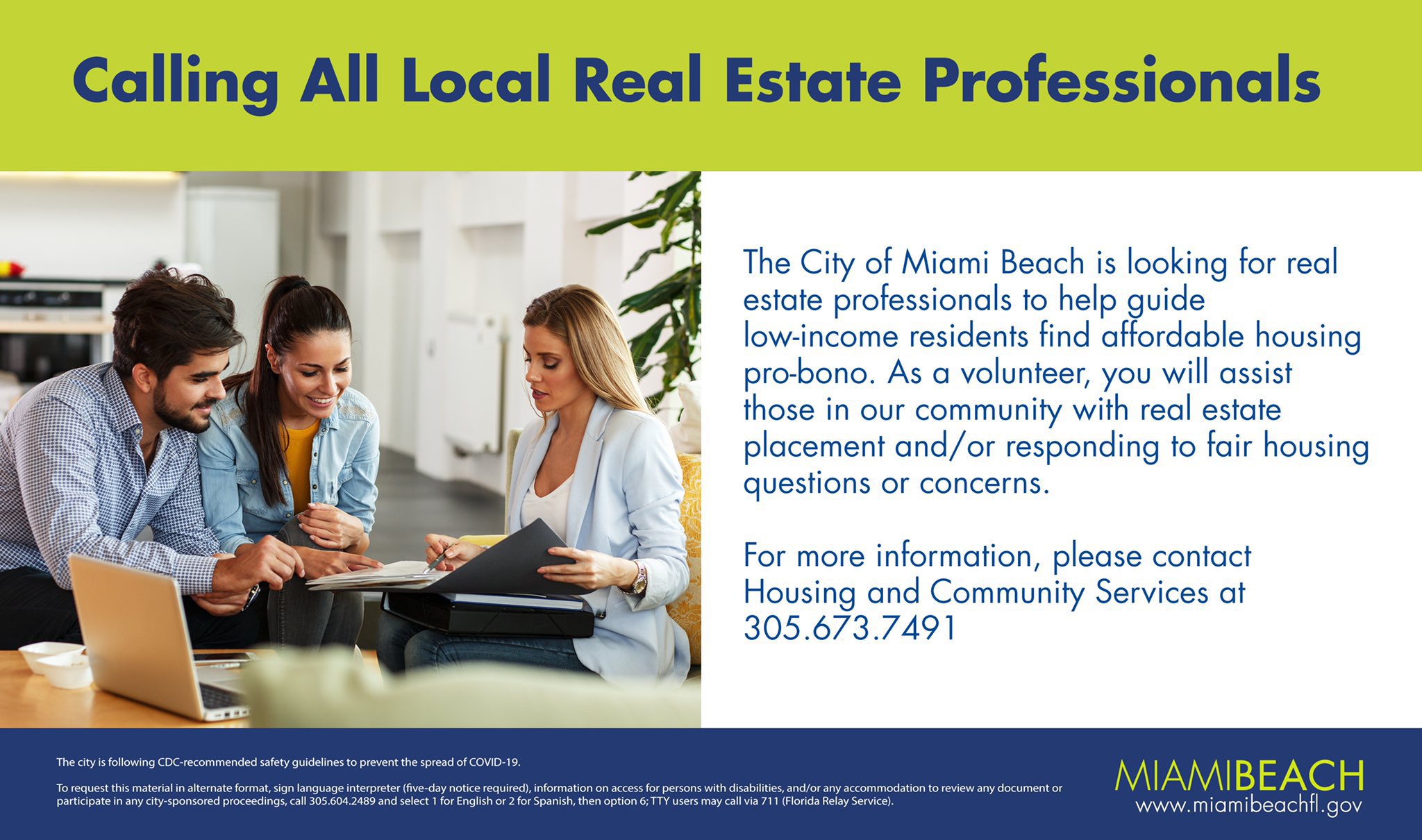 City of Miami Beach on Twitter "We are looking for real estate