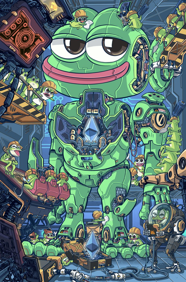 I just listed “PEPE REBORN 🐸” for sale on @withFND! 🌐
Pepe is reborn as a robot. Strong but still smiling

foundation.app/@9lekamarin/~/… 
#pepe #NFT #NFTCommmunity #newdrop #nftcollectors #nftcollector #NFTdrops