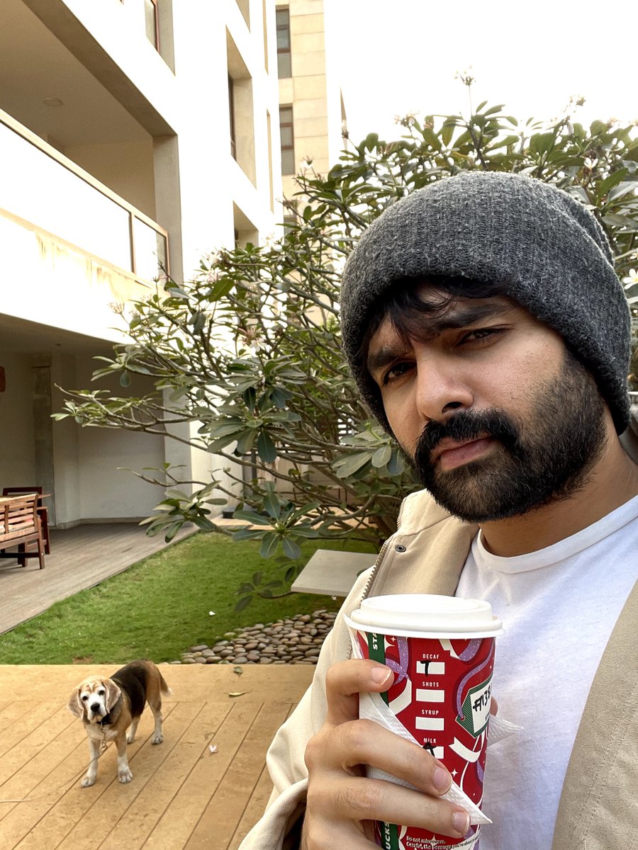 rfahyd's tweet photo. ..@ramsayz via Instagram Story :

Somebody wants to say Hi! 🐶

#RAmPOthineni #BartBoy https://t.co/k1RODop52h