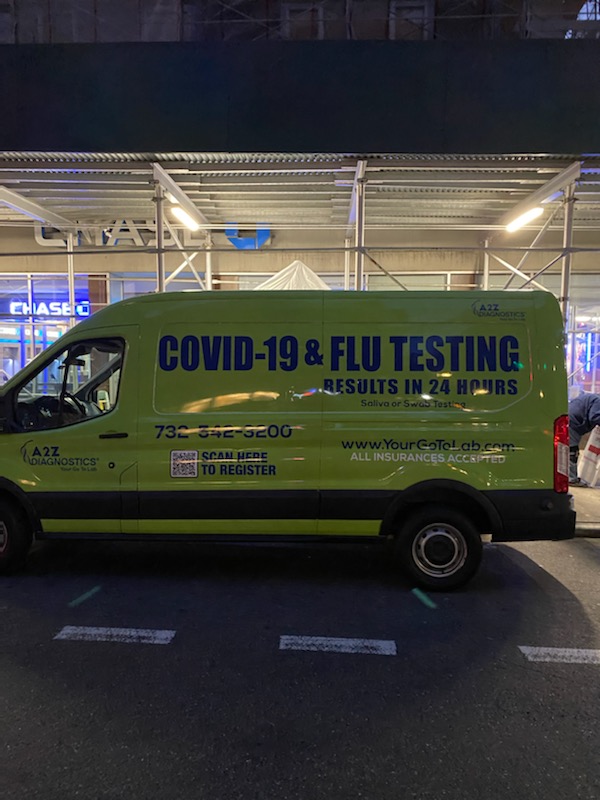 a2zDX's tweet photo. available everyday Upper East Side NY on 79th and 3rd. Look for the Big Green Van. 7am-5pm daily. Results in 24 hours or less. #covid_19 #covid #swabtest #ny #covid19testing #flu #quickresults #a2zdiagnostics https://t.co/PZH9fYvtrQ