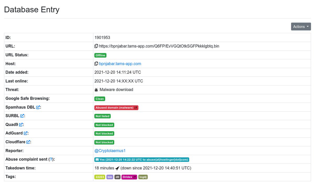 MalwareHunterTeam tweet media