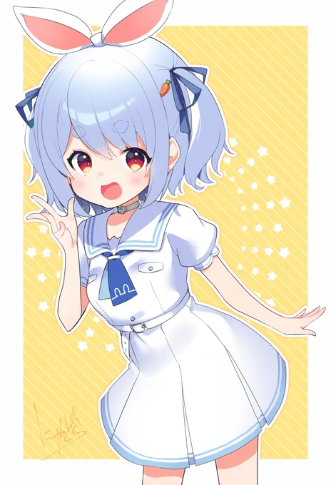 新衣装おめでとう!!!
#兎田ぺこら新衣装 
#ぺこらーと 