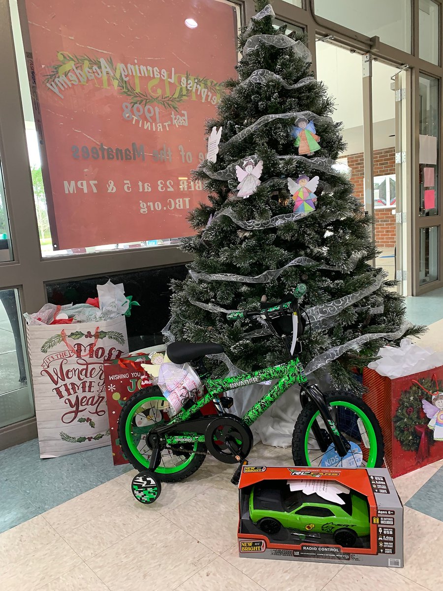trinityrescue's tweet photo. Thank you to our church (@Trinity Baptist Church) for the incredible gifts you have been collecting for the kids in the Women and Children's Center. Because of you, our littlest guests will have an incredible Christmas this year! https://t.co/ytKjOvtKbK
