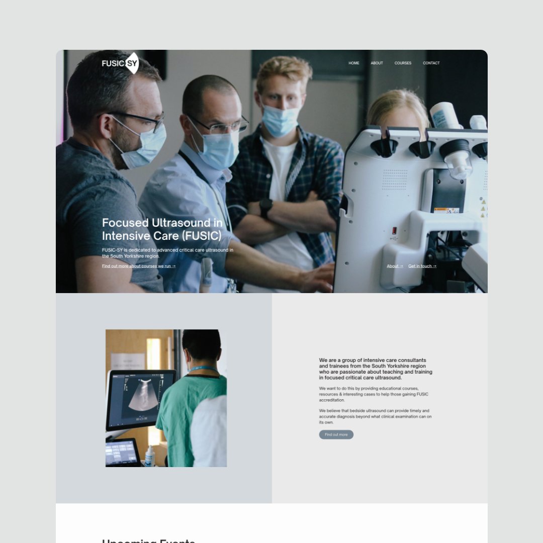 maxbroadbent's tweet photo. Including Eventbrite integration, autoplay videos of ultrasound scans and more. #Ultrasoundscan #FUSIC #UI #development #responsive #graphicdesigner https://t.co/05DQyfpIae