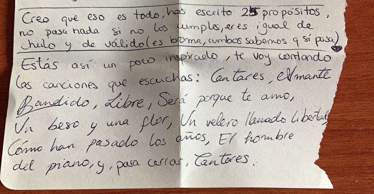 DineiroGomez's tweet photo. Desempolvando mis propósitos para 2021 (tradición ya) me encuentro con esta carta a mí mismo de hace un año. Una chica con sentido del humor, con buen gusto y, sobre todo, castiza. https://t.co/LR6J59eW5Y