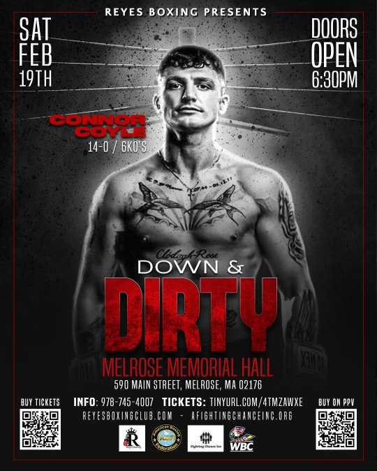 FireFistBoxing's tweet photo. 🛎 Save The Date! 🔥️👊🥊
➡️ February 19, 2022! ☘️☘️ Connor The Kid Coyle 🇮🇪 with be defending his ABF Continental America’s Middleweight Title 🏆
#TeamCoyle
🏆🏆🏆
.
#boxing #firefistboxing #boxeo #tampaboxingConnor https://t.co/TOWO3dLvx1