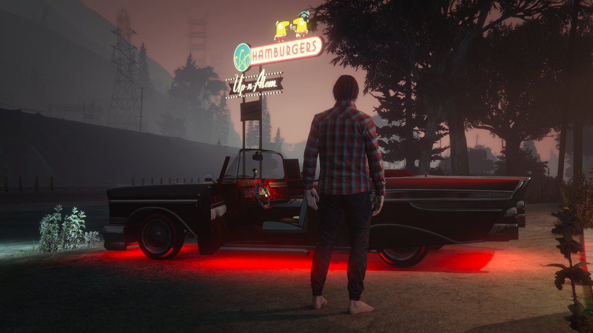 Rustic_Black's tweet photo. Sa! The #TIME4TEA Christmas 21 Movie? 

'The Ufologist - Revelations' 👽🌍
A man, a visitor + a sexy car. 

 21.12.21 - Public / YouTube 

#VIP ? - Inbox Tonight 😉

#EditorTricks  + OG 'Movie' Maps + #SFX 

US &amp; UK Versions for copywrite 🖤✌️
#GTAOnline | #GTA  | #Hakuna #VCREW https://t.co/ckaTdzOnS6