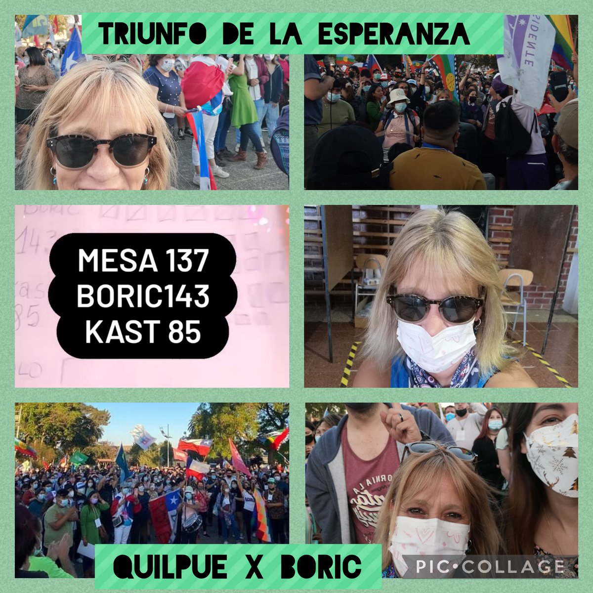 SotoRubila's tweet photo. #Solcito
#ProfeSol
Feliz de haber aportado un granito de arena y hoy #BoricPresidente2022 un 🇨🇱 Chile con 🌳🌳🌳esperanza unidad igualdad e inclusión...
Estoy muy esperanzada 🌳🌳🌳🌳
S 🌳 Lcito ® https://t.co/q5ZbYKn2Kj