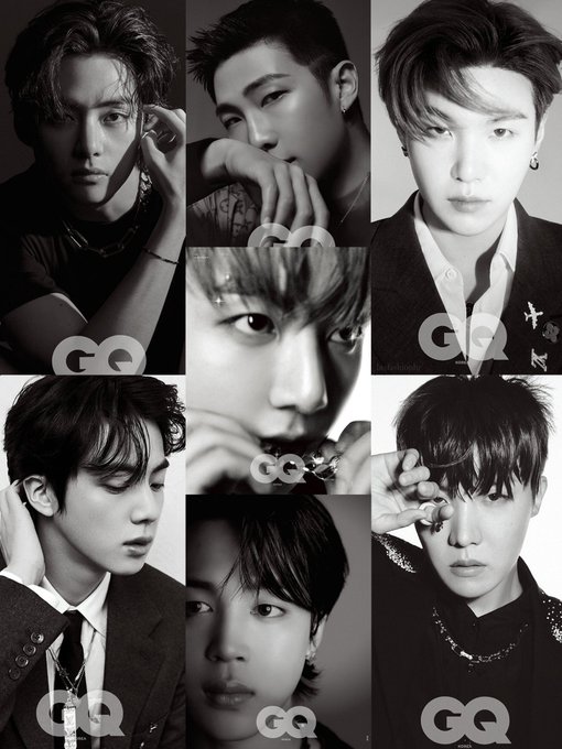 BTS Dazzles In New Vogue Korea Photos For GQ Korea Collab - Koreaboo