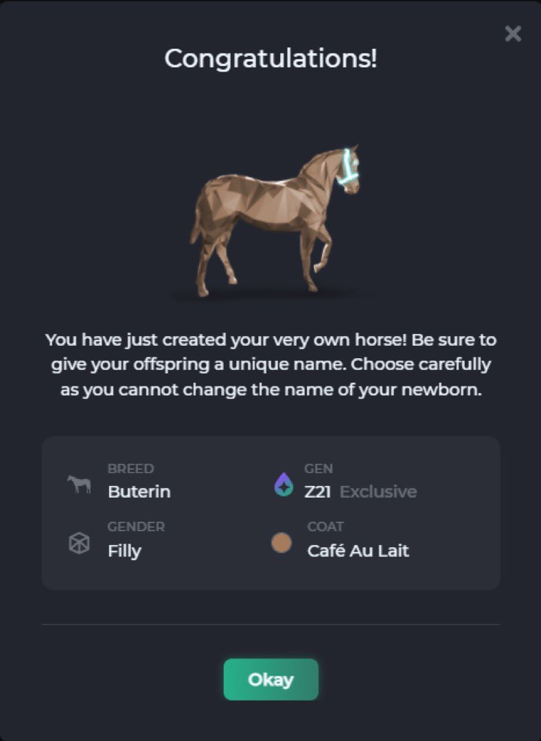 🚨 Giveaway 🚨 
To kickstart <a href="/ToastedTownies/">Toasted Townies</a> and in the spirit of the Maiden tourney starting this week: we’re giving away a z21 exclusive UUU filly from the Vanilla Bean line!!

- Retweet this post
- Follow <a href="/ToastedTownies/">Toasted Townies</a> 
- Join the TT discord

Winner selected 12/21 12 PM EST
