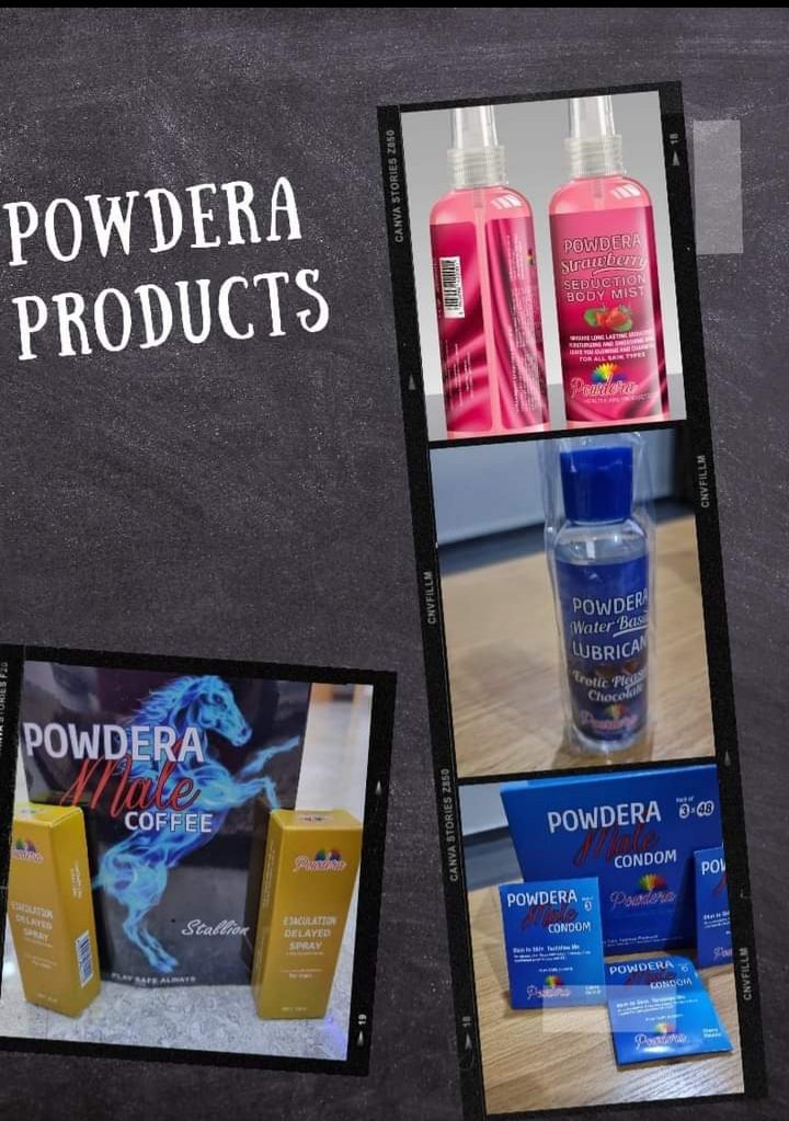 Powdera lubricants are available in NAO supermarket, Adebayo road, Ado  Ekiti, Ekiti State 💃🏿💃🏿💃🏿💃🏿💃🏿 Women and their partners can apply  Powdera lubricant during sex to make the vulva, vagina wetter. Powdera  lubricant