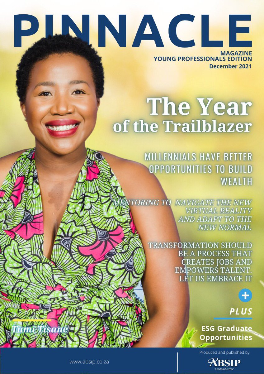 ABSIP_YP's tweet photo. As you enjoy your December holidays, we have prepared the first edition of our inaugural ABSIP YP Pinnacle magazine, to keep you company during your reading time this summer.
Access your copy below :
https://t.co/spgneicobP
#ABSIPYP #decemberreading #trailblazers https://t.co/Mx8jr5g3Tu