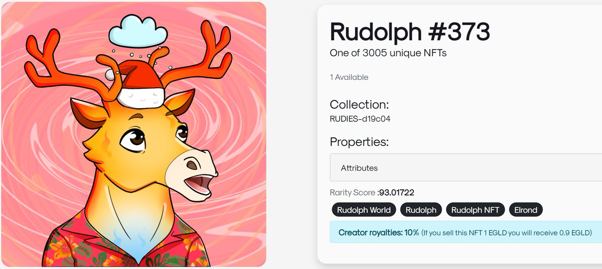 Just in time for the holidays, we're going to do a giveaway of an <a href="/RudolphWorldNFT/">Rudolph World⚡️🪐</a>! 🎄

Rules are simple.
1⃣ Follow
2⃣ Like
3⃣ Retweet

If you want to be even more awesome, if you win, give it away to someone as a Christmas present! 

Winner selected on Dec. 24th!