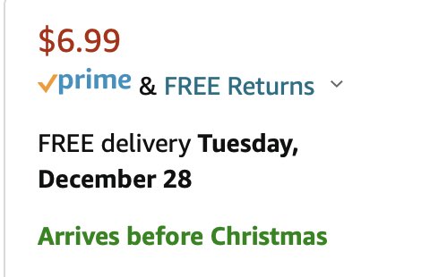 Yeah, but I was hoping for it before THIS Christmas, Amazon.