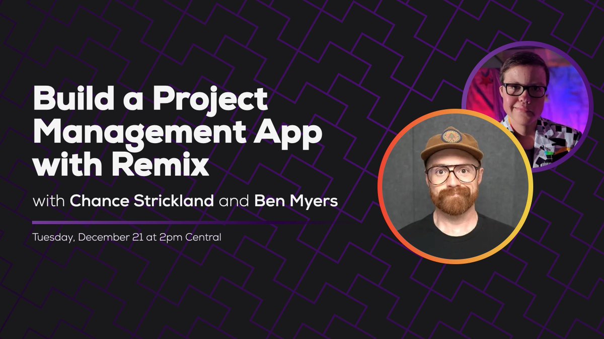 SomeAnticsDev's tweet photo. ✨ Tomorrow! ✨

Join me and @chancethedev as we build out a project management app with @remix_run — a full-stack React framework keen on the web platform and progressive enhancement!

📍 https://t.co/ybIFJlXhny
⏰ Tue Dec 21 at 2pm CT
📅 Add to calendar: https://t.co/kfzJVFSNj4 https://t.co/zQoNLj0aJk