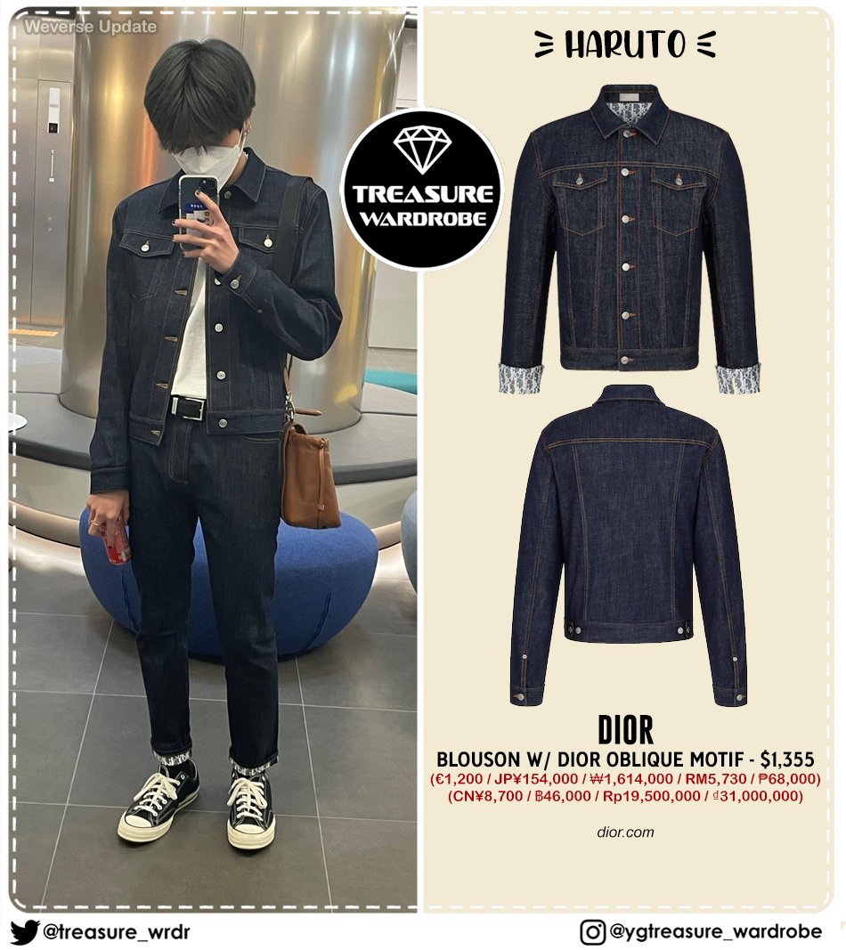 HARUTO wearing #DIOR blouson 