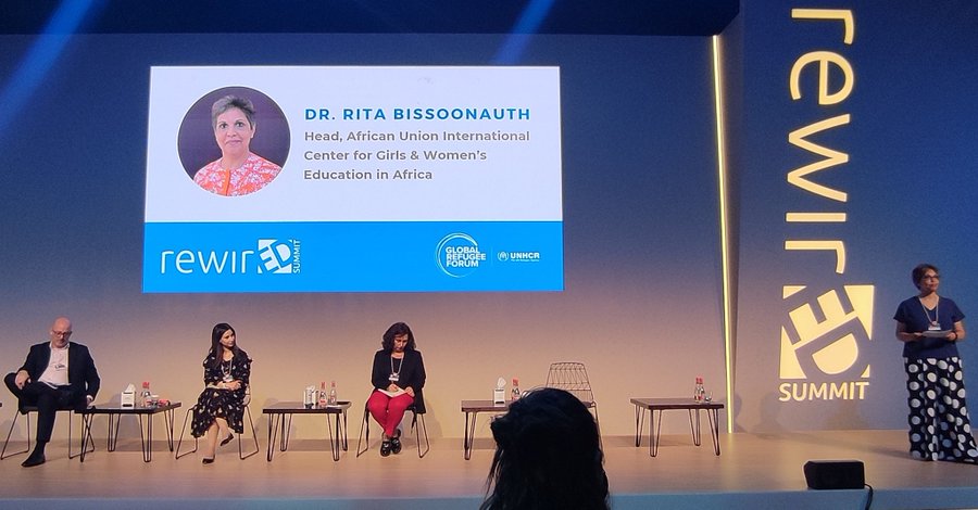 _AfricanUnion's tweet image. Last week @_AfricanUnion  joined global education leaders,gathered @RewirEdX to rethink challenges &amp;amp; opportunities in Global #Education @expo2020dubai.  @AUESTI showcased Africa's top solutions in Edtech &amp;amp; @AU_CIEFFA shared African's strategy on inclusive education for #girls.