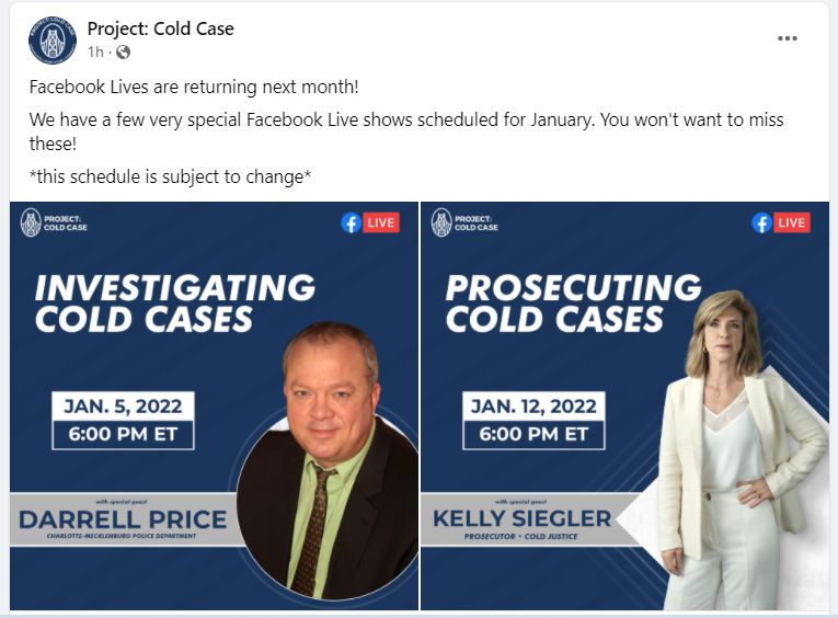 Cold Justice 2022 Schedule Kelly Siegler (@Sieglerkelly) / Twitter