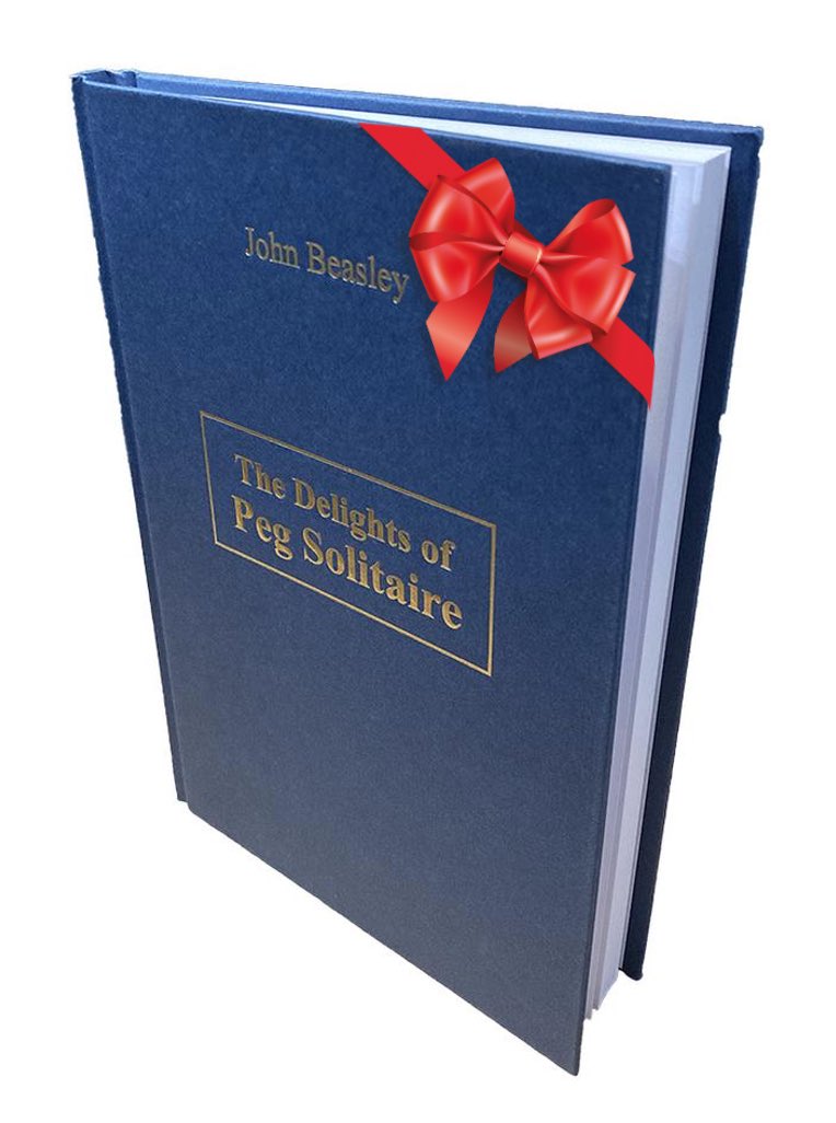 MathsJF's tweet photo. If you like puzzles, in particular #pegsolitaire you might like to add this newly published book to your Christmas list🎄 https://t.co/n5nJe40xyz https://t.co/0JpTVIkalj