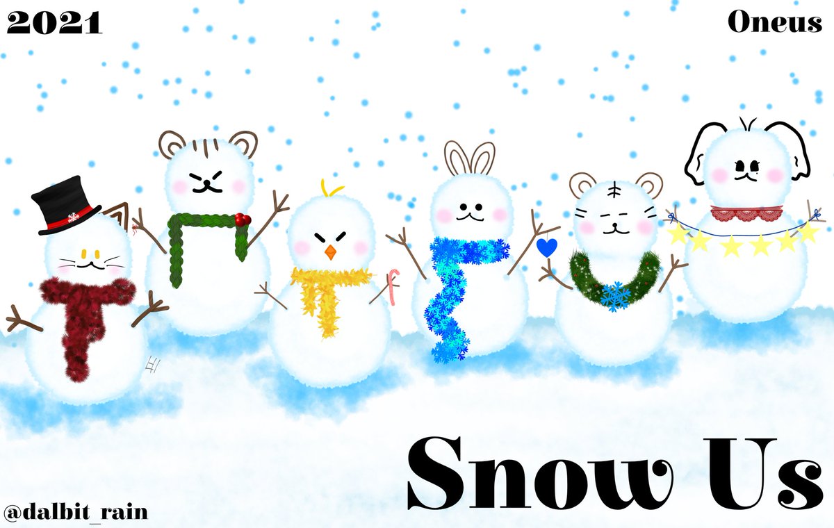 dalbit_rain's tweet photo. It's finally time! @official_ONEUS and @official_ONEWE will drop a new edition of their pre debut song "STAY" today! The video looks beautiful and wintery so I made Snow Us! #snowus I wanted to make Snow We too but I got sick and didn't feel up to it π https://t.co/HPbcRibaxB