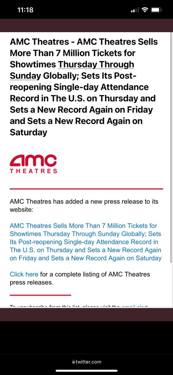 lajet77's tweet photo. #amcshortsqueeze #AMCNOTLEAVING 
#AMCMOASS 

AMC is NOT a dead cat! Hedgies will lose everything they have by shorting this. AMC investors will become filthy rich!! $$$$$$$ https://t.co/SnblNuj2Zv