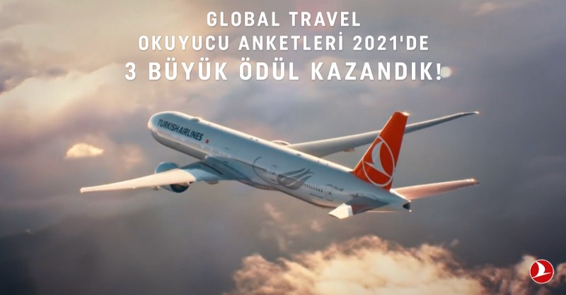 ✈️
Konforlu ve güvenli bir yolculuk deneyimi için misafirlerimize sunduğumuz hizmetlerle Global Traveler dergisi okuyucuları tarafından üç ödüle layık görüldük!

“En İyi Business Class Ödülü”
“En İyi Havalimanı Yer Hizmetleri” 
“En İyi Kurumsal Sadakat Programı”

#TürkHavaYolları