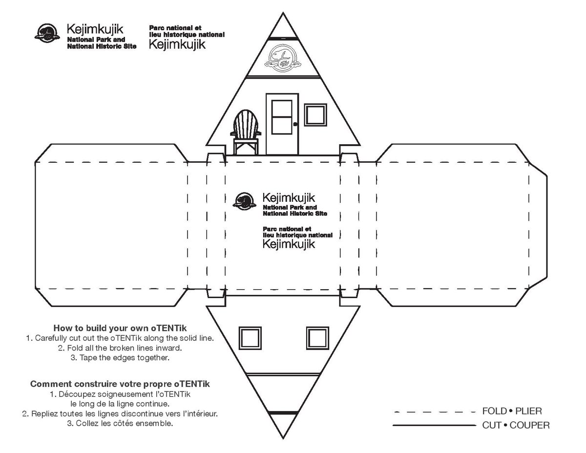 ParksCanada_NS's tweet photo. Holiday break come extra-early to your home? In need of a quick craft idea? ๐๏ธ โ๏ธ
Dream of camping, past and future, with your very own Parks Canada oTENTik! ๐๏ธ #ParksFromHome
Link to printable version: https://t.co/KEdOqdnEwz
Share a pic of your ornament in the comments! https://t.co/c5rpleyqf6