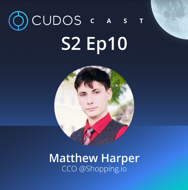 On today’s CudosCast🎙️, we're joined by Matthew Harper the Chief Communications Officer of <a href="/shopping_io/">Shopping.io</a>,  we chat about online shopping with #Crypto aka the 'shopverse' 

🎧 Listen to the Cudos Cast on on #Spotify and #Apple 👇 anchor.fm/cudoscast-cudos

#Metaverse #NFT