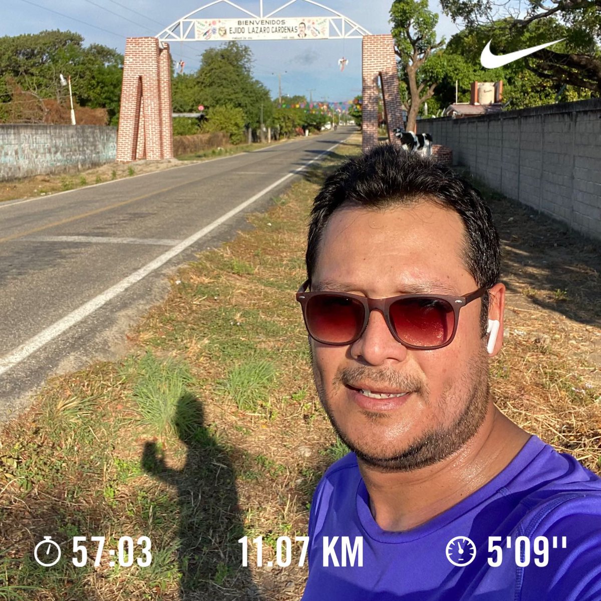 ArkiRamiro's tweet photo. #cambiodepista #cambiodetemperatura#cambiodeaires 😜 #nikerunclub #runnerforever #iloveChiapas https://t.co/kqvgN0pUwV