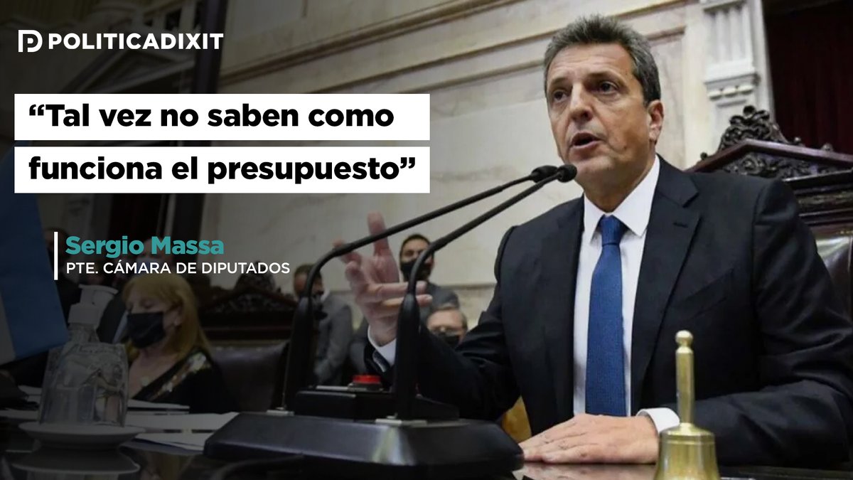 PoliticaDixit's tweet photo. 𝗥𝗘𝗦𝗣𝗢𝗡𝗦𝗔𝗕𝗜𝗟𝗜𝗗𝗔𝗗 𝗜𝗡𝗦𝗧𝗜𝗧𝗨𝗖𝗜𝗢𝗡𝗔𝗟
El titular de HCDN, @SergioMassa volvió a referirse a las consecuencias que trae el rechazo del presupuesto y respondió a las críticas recibidas por la oposición: "No lo hago de gusto, solo cumplo con mi responsabilidad". https://t.co/eHtMPl7k8Z