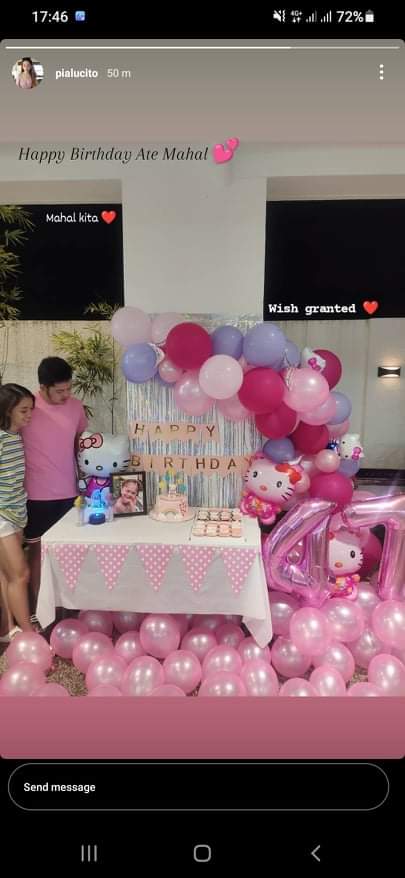 cuayco22's tweet photo. Thanks poh molino family sa pag gamit nang regalo nming lamb sa birthday ni cutie mahal super saya poh nming team mygz butterfly official 💖 💛 💓 💕 ❤ ✨ 💖 💛 💓 💕 https://t.co/KymwWLGZoD