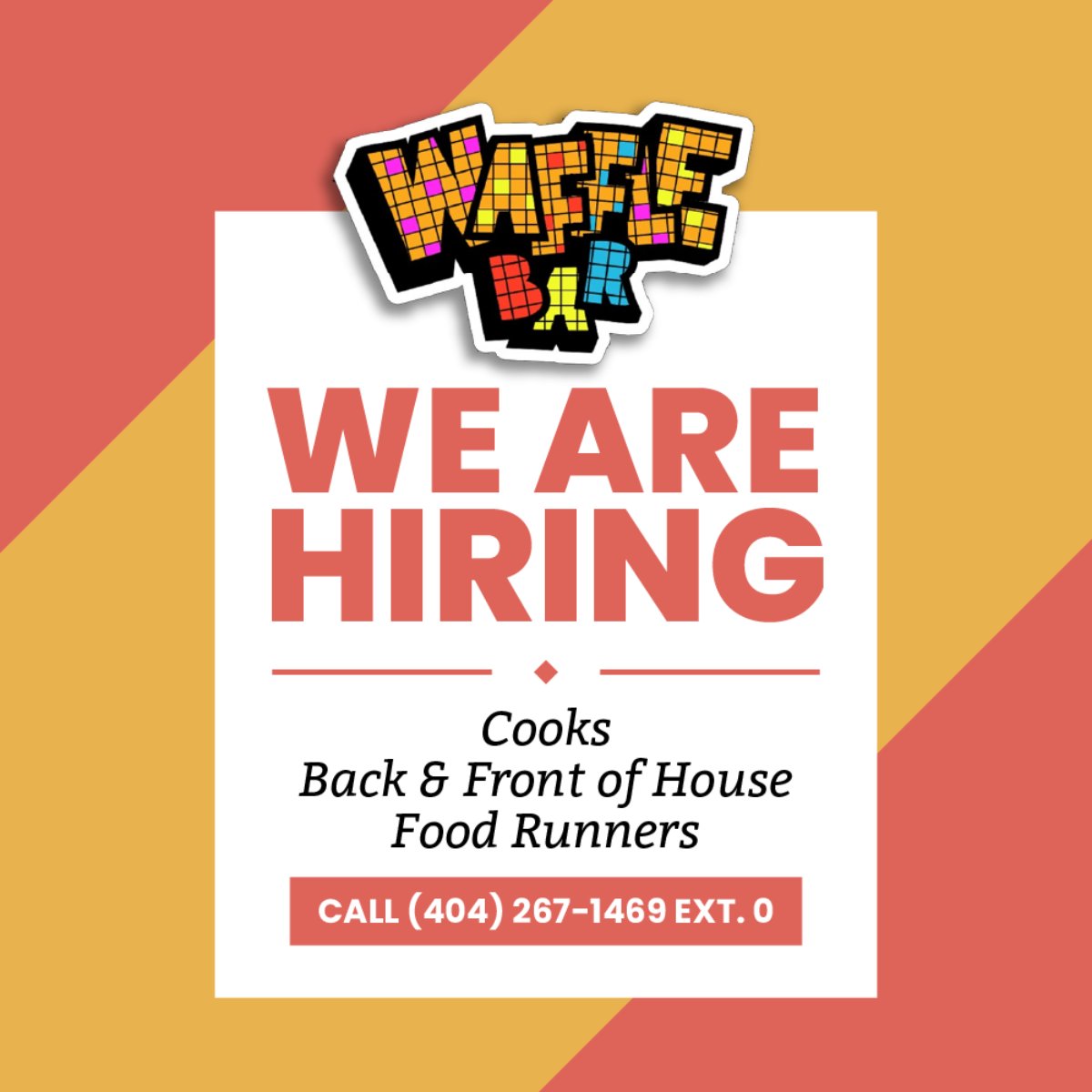 Waffle Bar tweet media