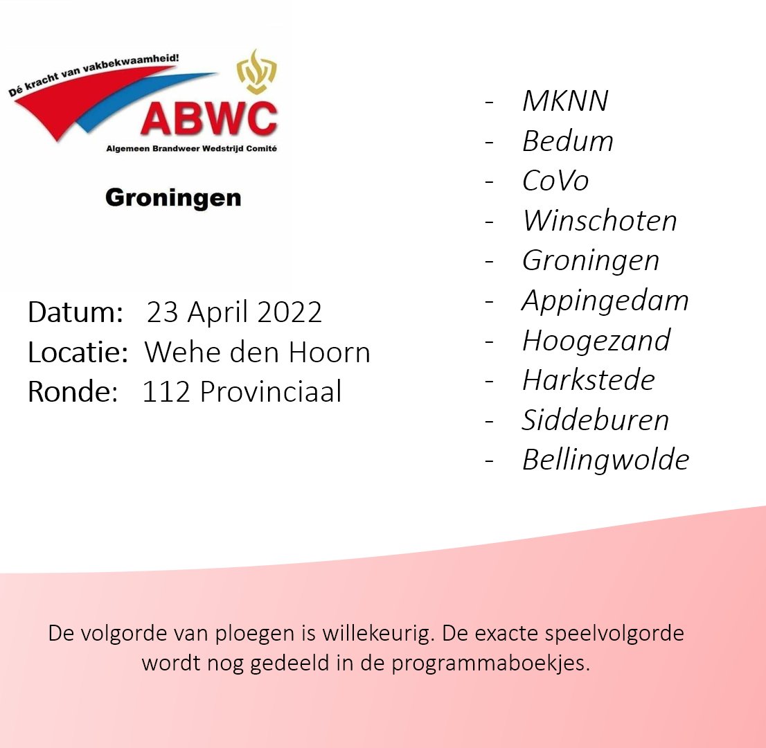 ABWC Groningen tweet media