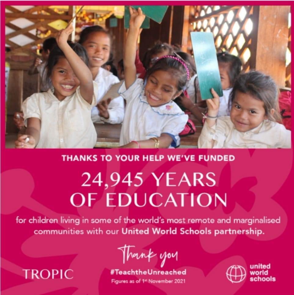 JennysTropic's tweet photo. Thank you to everyone who’s shopped with me this year, you contributed to this number. #lovetropic #helpingtocreateamoreempoweredworld #teachtheunreached https://t.co/jfLmIe2m7W