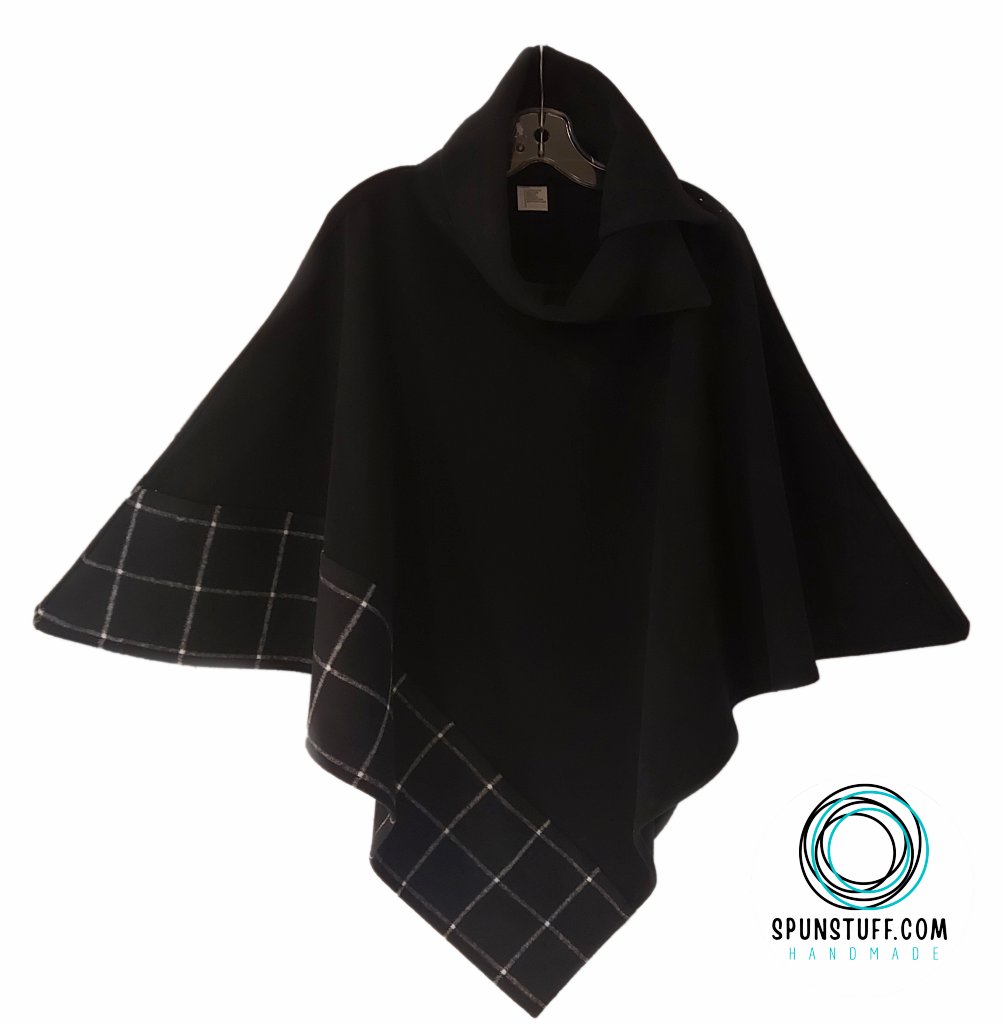 spunstuff's tweet photo. I've just brought this #poncho down to @texturescrafts, one of @LockeStShops in #Hamilton! 

My last one sold, grab this one before it's gone!

* One-size
* 80% Poly / 20% Wool

#HamOnt #fashion #CanadianFashion  #fashiondesigner #shoplocal #SpunStuff #poncho #style #plaid https://t.co/q0DnQ25mLt
