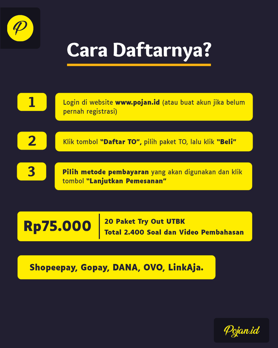 pojanID's tweet photo. Hari ini terakhir yaa!😉 https://t.co/H2q22nnykq