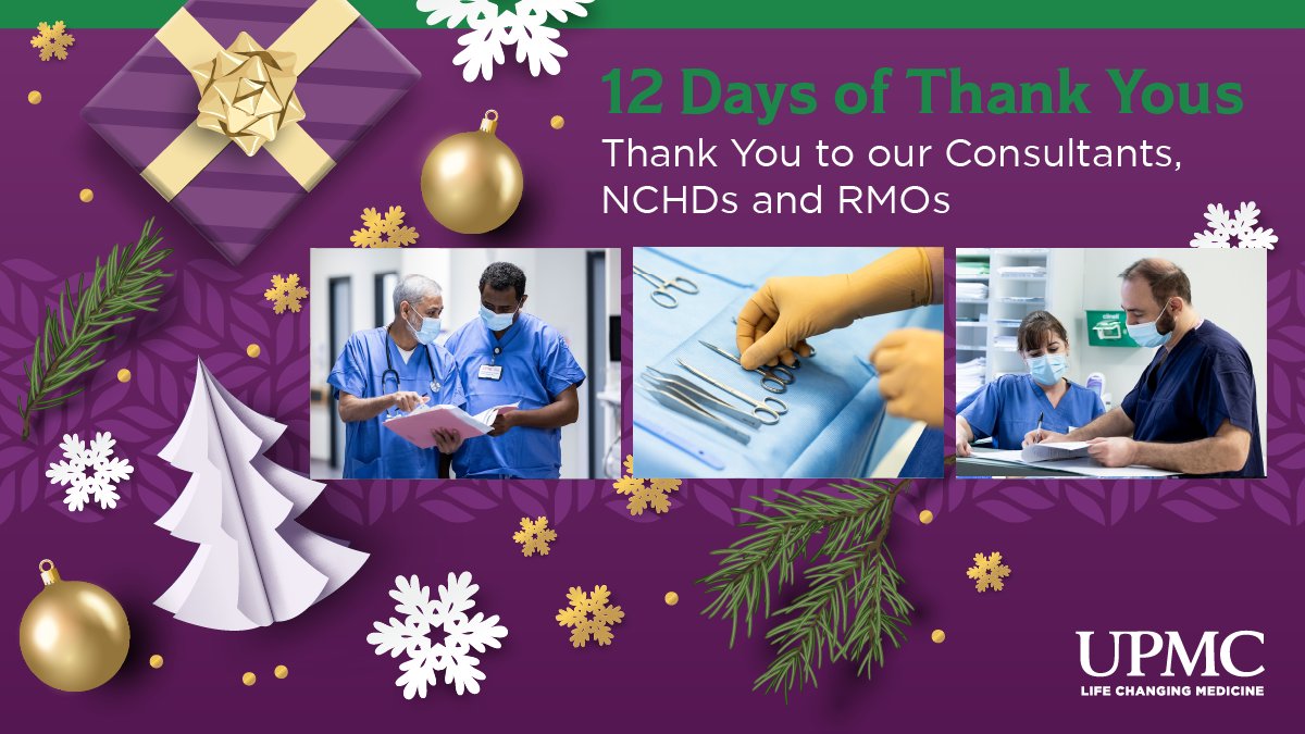 UPMCinIreland's tweet photo. THANK YOU to all of our consultants and doctors who deliver life changing medicine each and every day by providing high quality, patient-centred care across our facilities in Waterford, Kilkenny, Kildare, Cork and Carlow.  #12DaysofThankYous https://t.co/tyIzwFZKgc