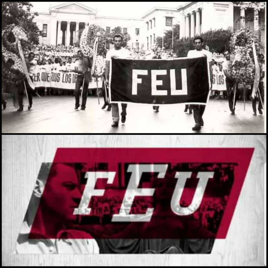 Muchas felicidades a la #FEU en su #99Aniversario, a nuestros estudiantes y compañeros que somos sus protagonistas y que luchamos por Revolucionarla  cada día, siendo  más capaz y fortalecida.🇨🇺❤️💪
<a href="/Karli_SantanaR/">Karla Santana</a>
<a href="/DiazCanelB/">Miguel Díaz-Canel Bermúdez</a>
<a href="/RPolancoF/">Rogelio Polanco Fuentes</a>
<a href="/UCMHabana/">Universidad de Ciencias Médicas de La Habana</a>
<a href="/FEUHabana/">Feu de La Habana</a>
@aylinalvarezG