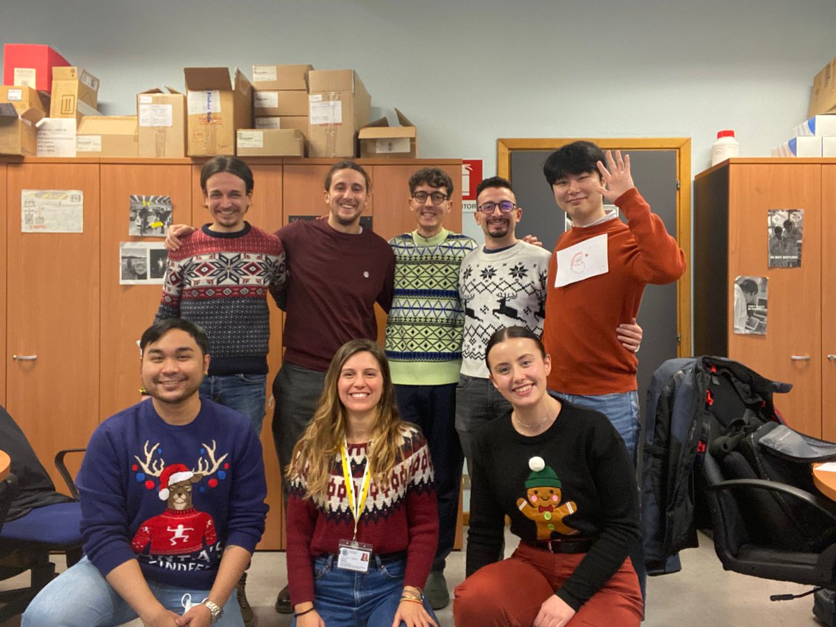 MSponchioni's tweet photo. It's beginning to look a lot like Christmas @polimi 🎄🎅
Our very own Christmas jumper day @dr_guly @ZanoniArianna https://t.co/9B167sp0Ox