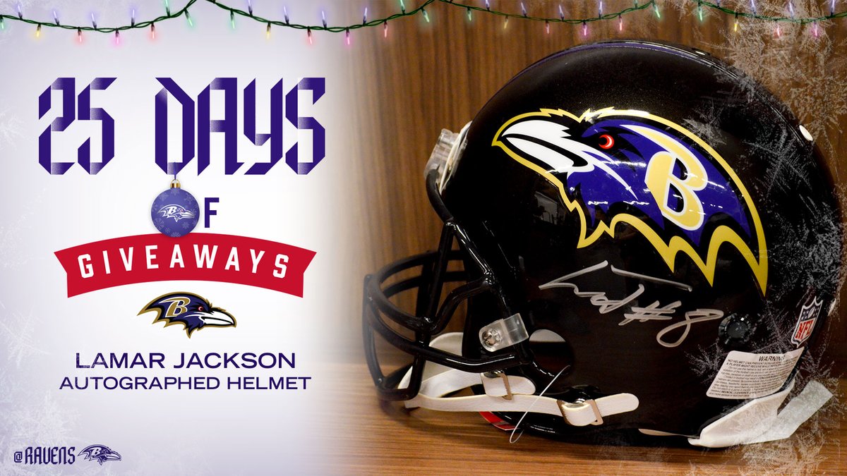 Baltimore Ravens (@ravens) on Twitter photo ππππππππππππ
RT for a chance to win a <a href="/Lj_era8/">Lamar Jackson</a> autographed helmetβοΈβοΈ ππππππππππππ
RT for a chance to win a <a href="/Lj_era8/">Lamar Jackson</a> autographed helmetβοΈβοΈ