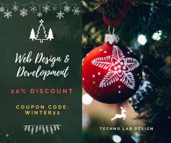 TechnoLabDesign's tweet image. Techno Lab Design offers 20% discount on all new #WebDesign and #WebDevelopment projects! 🖼️🎄😎

December 20, 2021 - January 31, 2022

Coupon code: WINTER22

technolabdesign.com/web-design-and… 👈

#Macedonia #Makedonija #Skopje #Македонија #Скопје #вебдизајн #webdizajn #discount #WordPress