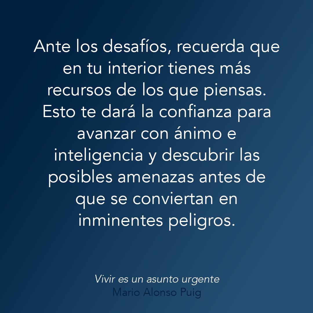 En general, tendemos a adoptar actitudes pesimistas y de desaliento cuando el caminar se hace difícil. Es importante que seamos consciente de que la actitud menos sencilla, aunque más inteligente, es justo la contraria. 

#CreeEnTil #ReseteaTuMente #MarioAlonsoPuig