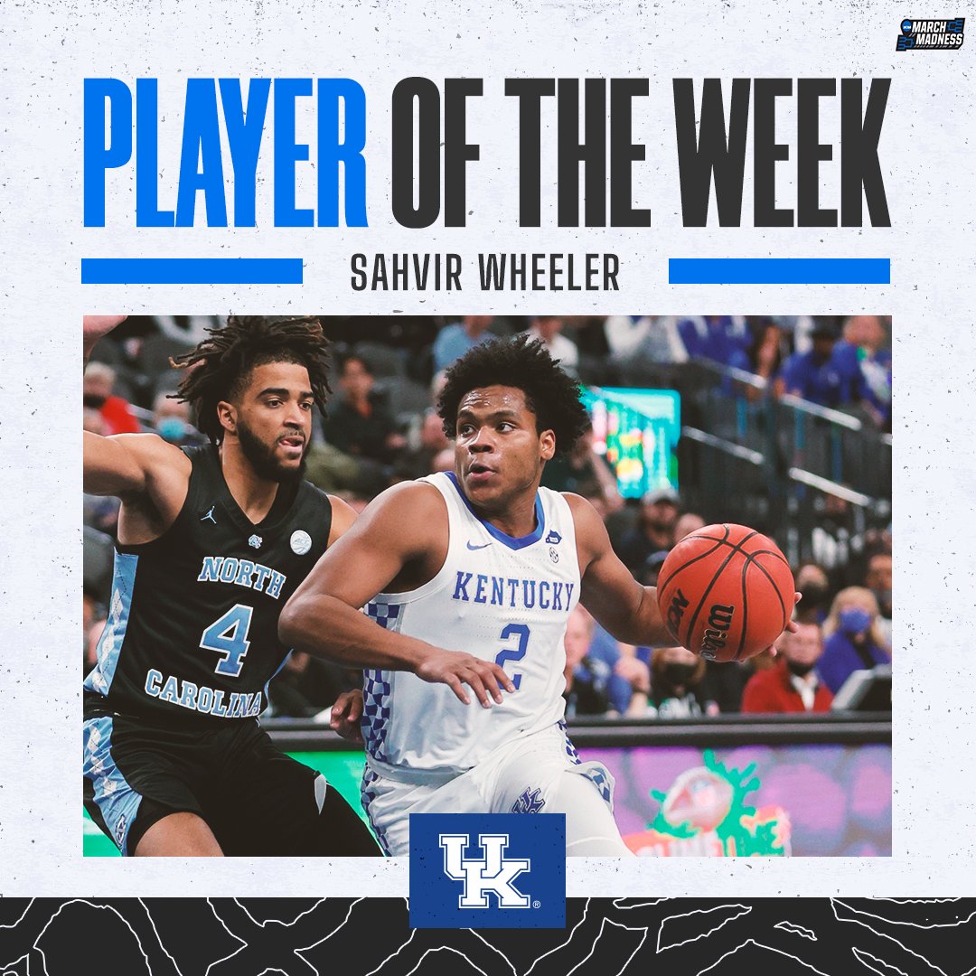 MarchMadnessMBB's tweet photo. 🏆 Weekly Awards from @TheAndyKatz!

Team of the Week: Providence
Player of the Week: Sahvir Wheeler https://t.co/8XH1pxuLJL