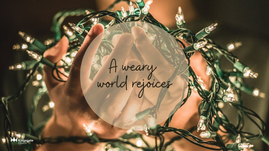 Kingsgate_bury's tweet photo. There are many things in this season that can attempt to steal our joy including current news headlines.
But remember we have been given a reason to rejoice, the birth of Jesus our Saviour! You may be feeling weary of it all, but remember the reason for the season and rejoice! https://t.co/ENwc98OPg9