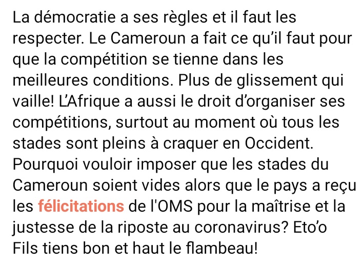 Grégoire OWONA tweet media