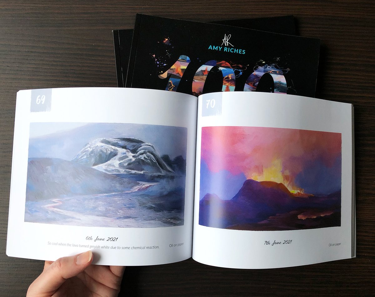 eldfjalladag's tweet photo. We're pleased to say the #artbooks have come back from the printers and look fantastic! Thank you so much to everyone who supported the project! ❤️We actually do have some extra copies - so if you would still like to order the book send us a DM ☺️ https://t.co/V8Ba4QLIS9