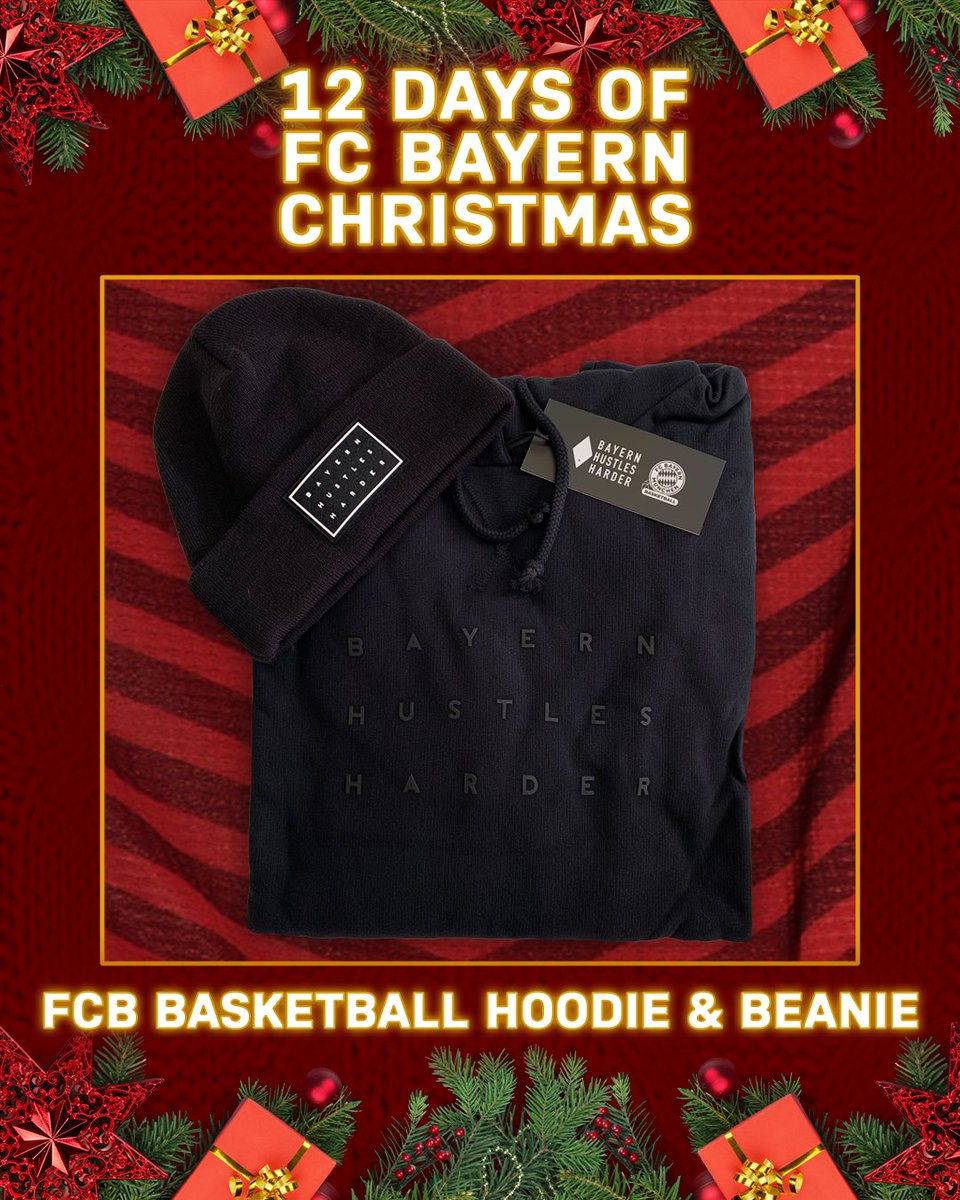 FCBayernUS's tweet photo. 🎁🎄 12 DAYS OF FC BAYERN CHRISTMAS 🎄🎁

On the 8th day of Christmas, FC Bayern gave to me… a very fire @FCBBasketball hoodie/beanie combo! 🔥🔥

RT, LIKE and FOLLOW for a chance to win! https://t.co/ps7AAWYVMG
