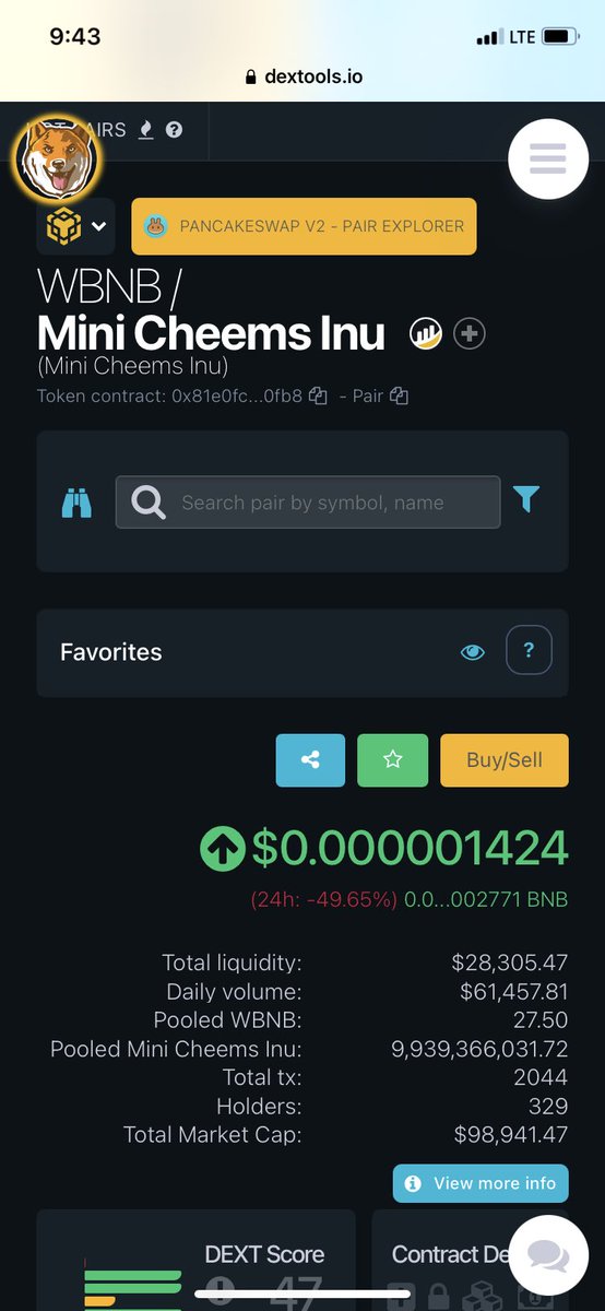 lowkeyfr's tweet photo. #MiniCheems recently launched Mcap $98,000 Liquidity $28,000 @minicheemsinu https://t.co/0lEo94nLYM https://t.co/6vCjoeWLrW