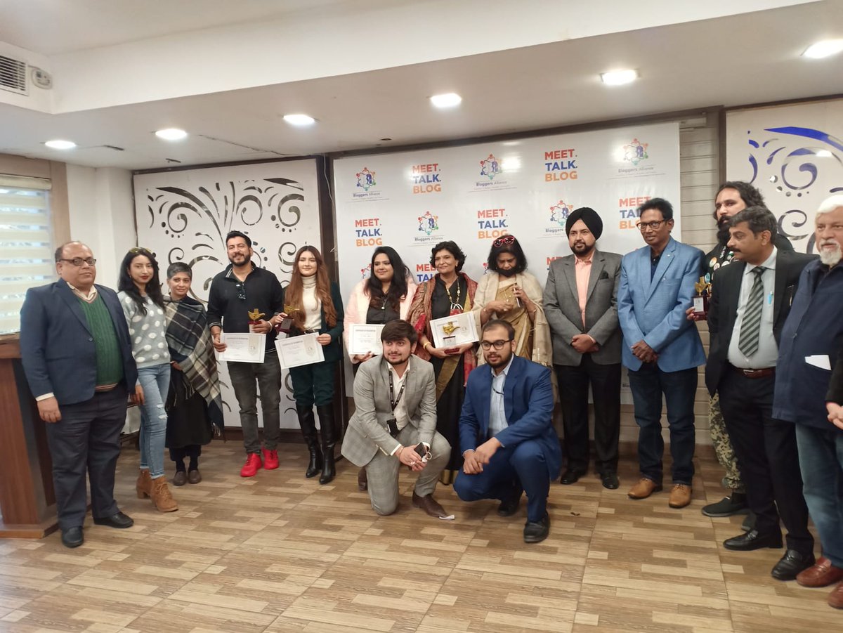 yespunjab's tweet photo. Bloggers Alliance inspires to bring out untold stories - Meet & Awards Ceremony held in Chandigarh
#BloggersAlliance #UntoldStories #Awards #Chandigarh #Punjab #Bloggers #YesPunjab
https://t.co/2cUihVXwah https://t.co/vyZ8JUgPcM